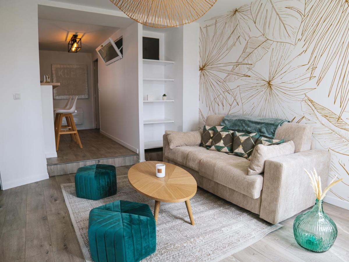 Superbe T2 Rouen Avec Jardin + Parking Gratuit A Proximite Lägenhet Exteriör bild
