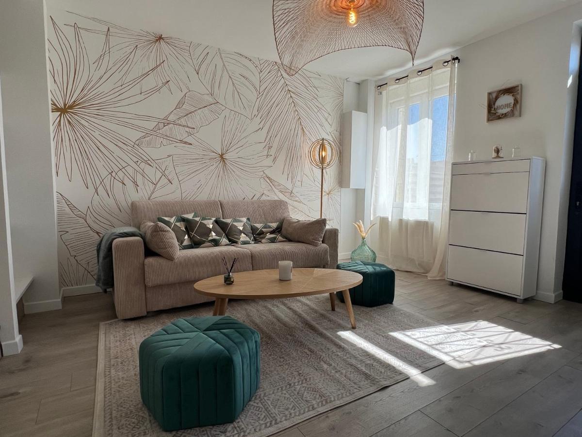 Superbe T2 Rouen Avec Jardin + Parking Gratuit A Proximite Lägenhet Exteriör bild